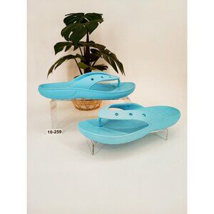 Crocs Women's Blue Classic Flip Flop Sandals Size 10 US